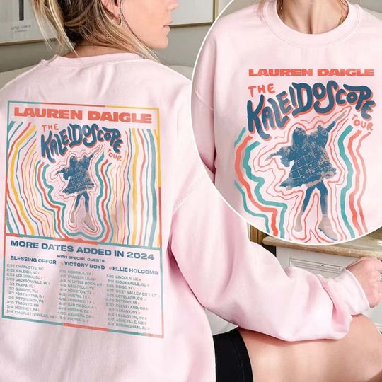 Discover 2024 Lauren Daigle The Kaleidoscope Tour 2024 Sweatshirt