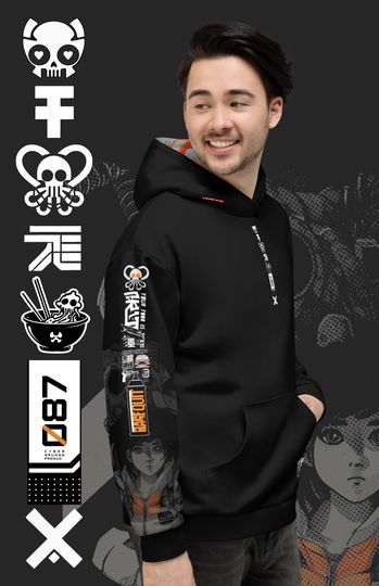 Discover Japan Anime Hoodie, Anime Merch