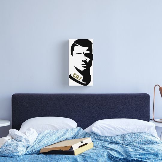 Cr7 CR7 Ronaldo Footballer Canvas