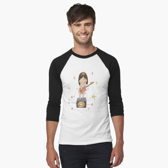 yoshitomo nara Baseball ¾ Sleeve Tee