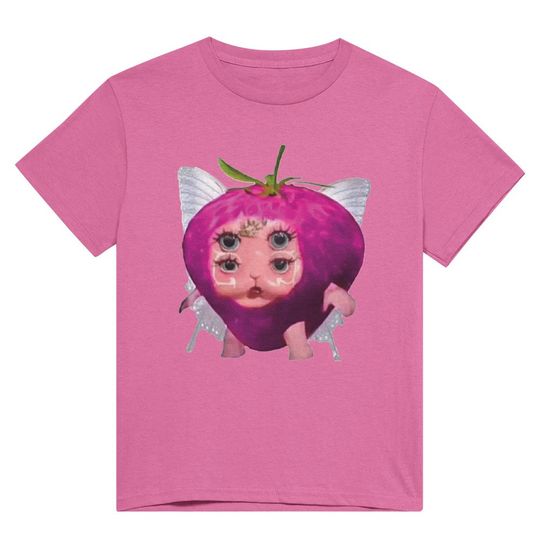 Melberry Strawmelly Meme Heavyweight Unisex Crewneck T Shirt