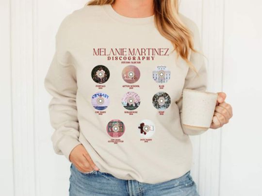 Retro Y2K Melanie Martinez Discography Album Sweatshirt