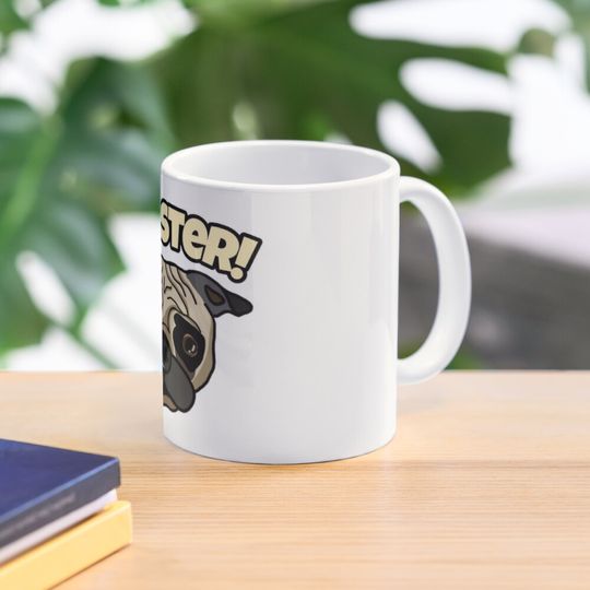 Discover Chester the Pug Coffee Mug, Pug Lover Mug