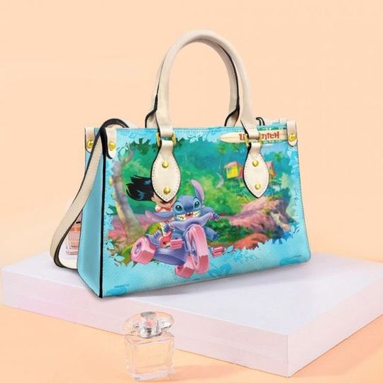 Disney Lilo And Stitch Cycling Leather Bag