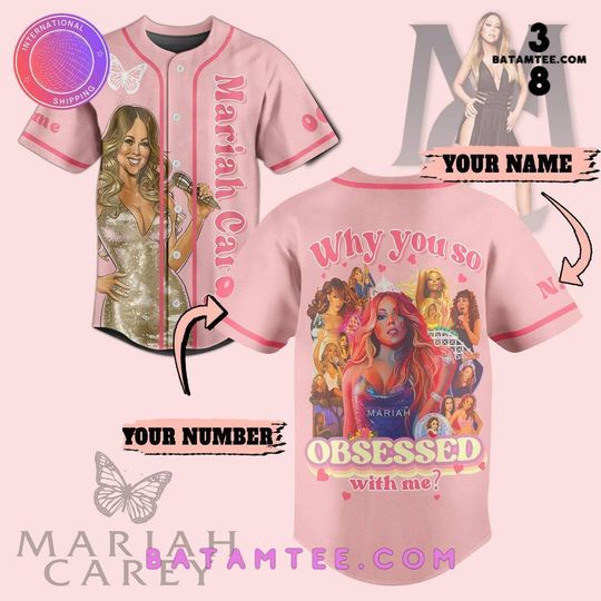 Discover Personalized Mariah Carey Baseball Jersey