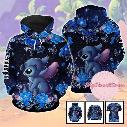 Discover Disney Stitch Hoodie, Lilo And Stitch, Disney Movie Hoodie, Stitch Funny Hoodie