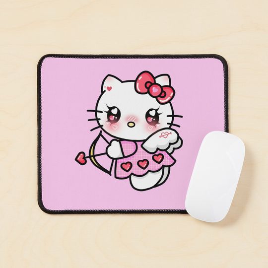 Discover Cupid Hello Kitty Mouse Pad