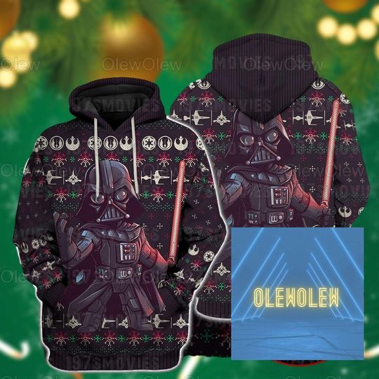 Christmas Darth Vader T-Shirt, Darth Vader Hoodie, Darth Vader Hoodie, Darth Vader Hoodie