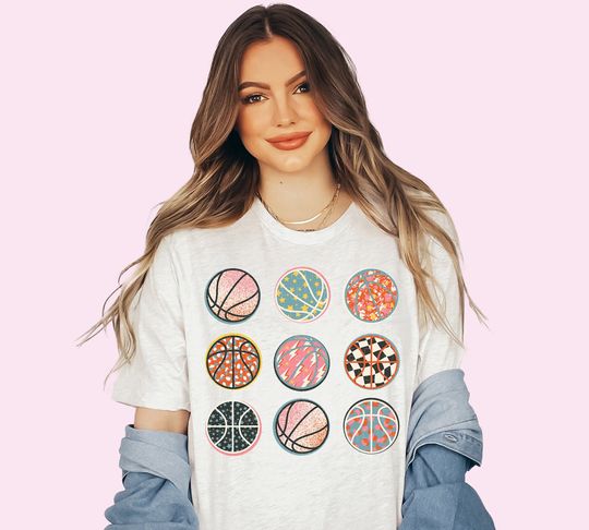 Discover Basketball Shirt Basketballs T-shirt, Game Day Tee Basketball TShirt