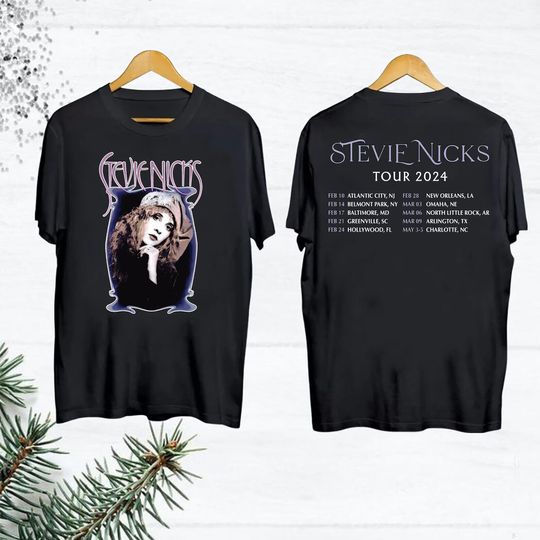 Discover 2024 Stevie Nicks Live In Concert, Vintage Stevie Nicks Fan Gifts T-Shirt
