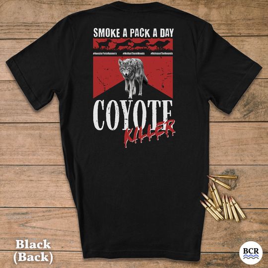 Discover Coyote Killer T Shirt Custom, Coyote Hunting Shirt, Predator Hunting Shirt, Hunting Gift, Coyote Hunter T Shirt, Gift For Hunter