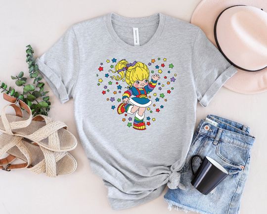 Rainbow Brite Heart  Classic T-Shirt