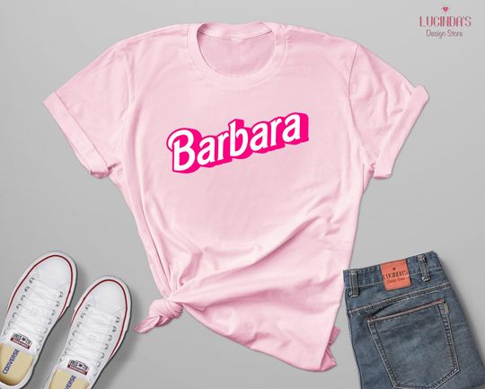 Discover Hot Pink Custom Name Shirt, Doll Baby Shirt, Personalized Name Shirt