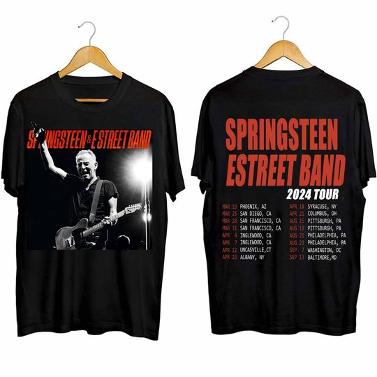 Bruce Springsteen & The E Street Band Rescheduled US Tour 2024 shirt