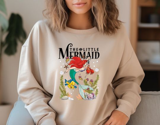 Vintage Little Mermaid Shirt, Little Mermaid Ariel T-Shirt, Disney Princess Shirt, Gifts for her, Disney Woman Tee