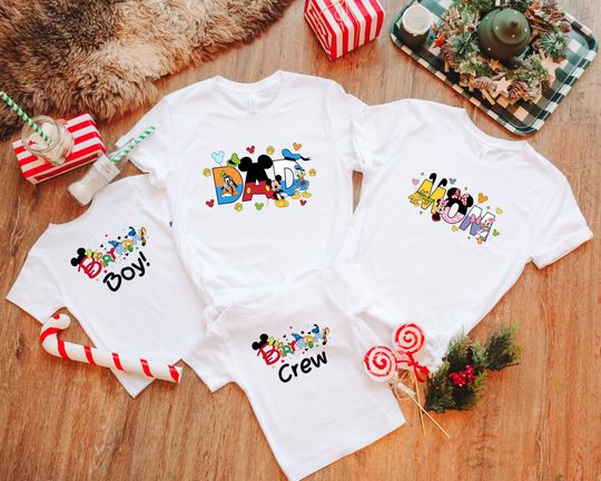 Mickey and Friends T- shirts,Disney Family Shirts