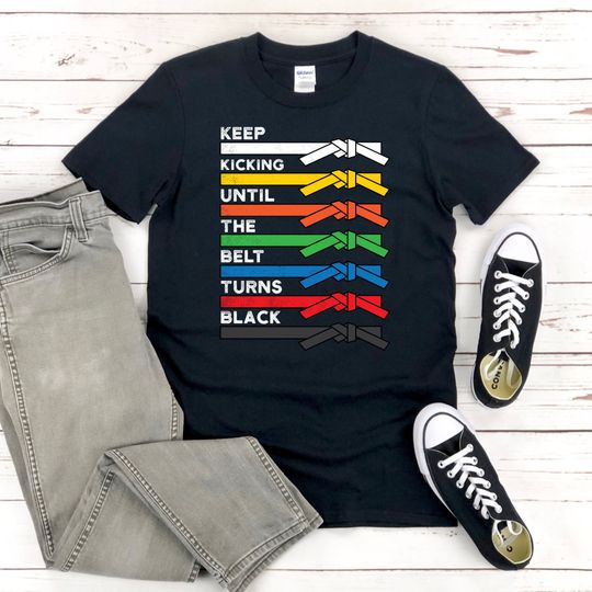 Discover Cool Taekwondo Belt Rank Shirt - Martial Arts Gifts - Cool Tae Kwon Do Gift Idea - Taekwon-do Martial Artist Gifts - Taekwondo T Shirt