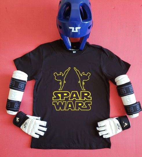 Discover Spar War Taekwondo Shirt, Sparring Shirt, Sparring T-Shirt