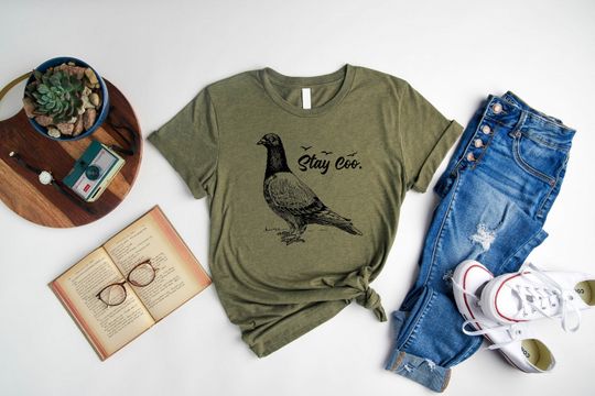 Discover Stay Coo Shirt, Funny Pidgeon T Shirt, Stay Cool Shirt