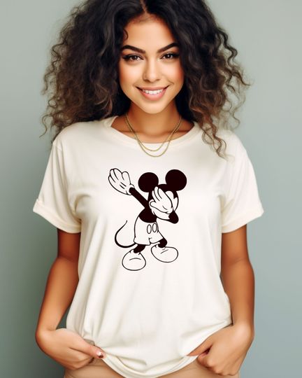 Discover Disney Rock And Roll Shirt, Dabbing Mickey T-Shirt