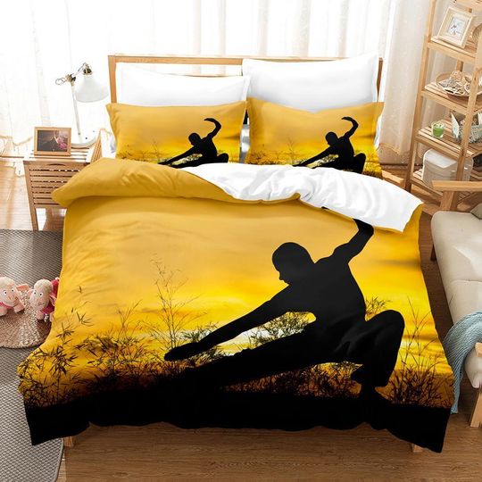 Discover KongFu Martial Arts Bedding Set  Gift Quilt Duvet Cover Single
