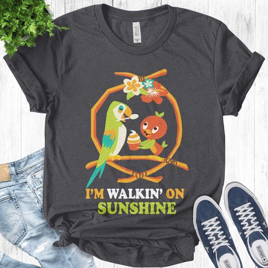 Discover Orange Bird Sunshine Shirt, Disney Orange Bird Shirt