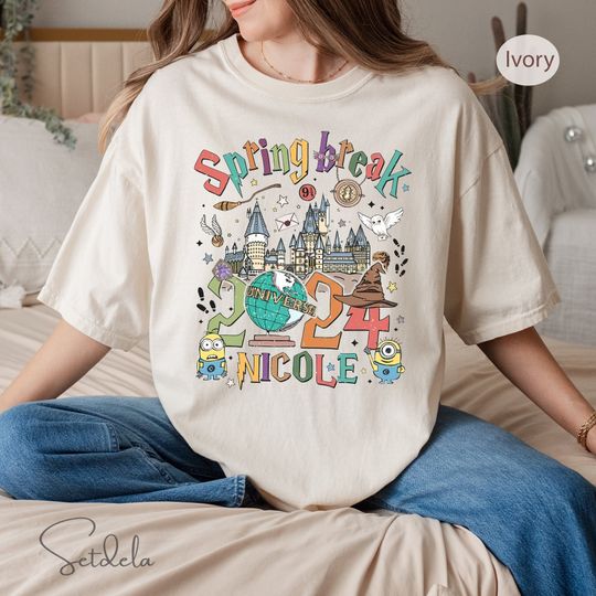 Universal Studios Spring break 2024  Shirt, Disney Family vacation 2024 Shirt