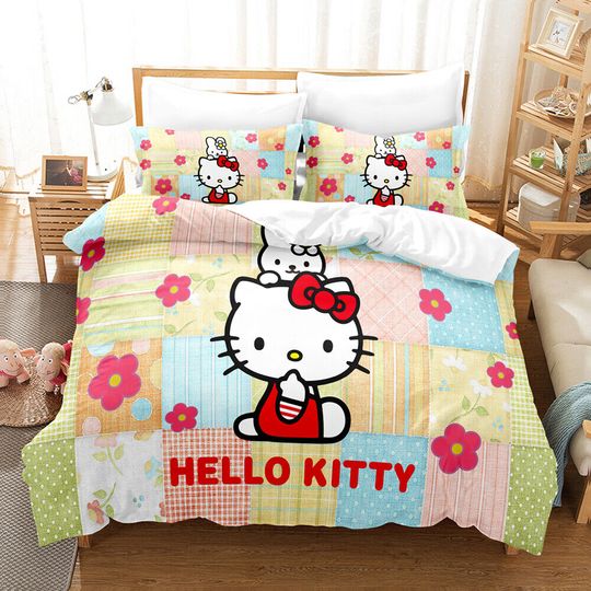 Rabbit Hello Kitty Bedding Comforter Cover