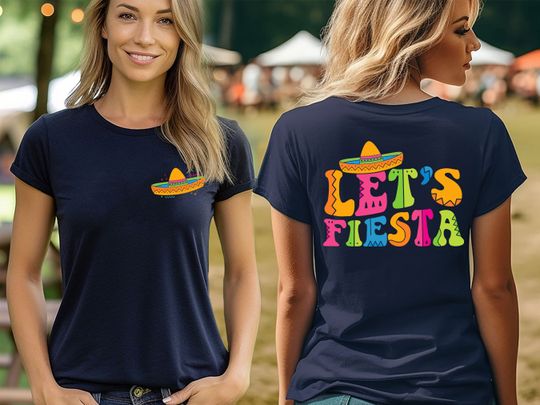 Let's Fiesta Shirt, Cinco De Mayo T-Shirt