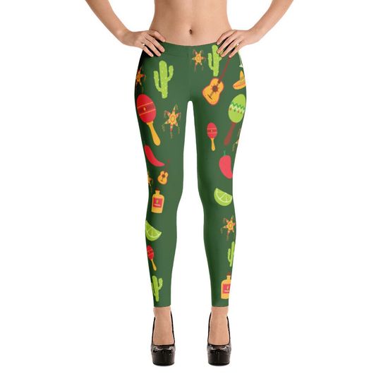 Leggings for Women, Cinco de Mayo Leggings