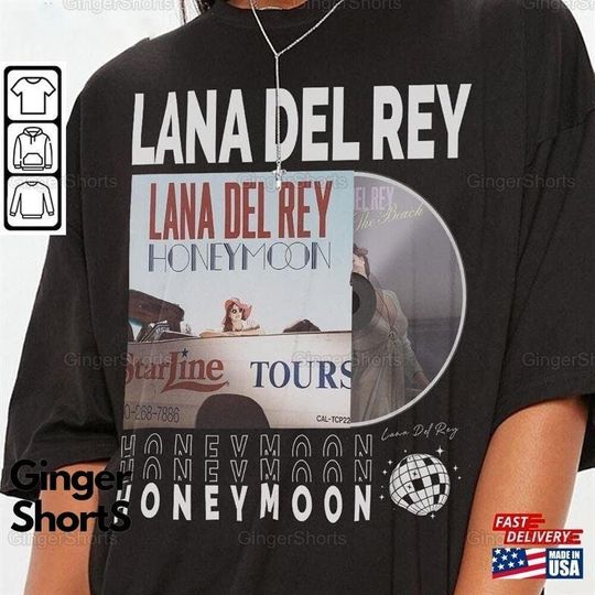 Lana Del Rey Honeymoon Shirt, Retro 90s Lana Del Rey Shirt, Lana Del Rey Merch 2024