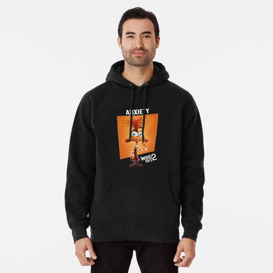 Anxiety Disney Inside Out 2 Pullover Hoodie
