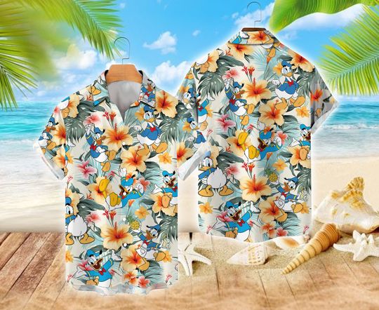 Discover Ddisneyland Beach Shirt Ddisney Donald Duck Family Summer Vacation Matching