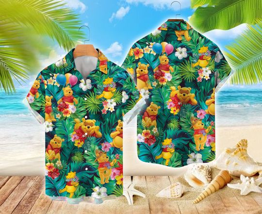 Discover Ddisneyland Beach Shirt Ddisney Winnie Pooh Family Summer Vacation Matching