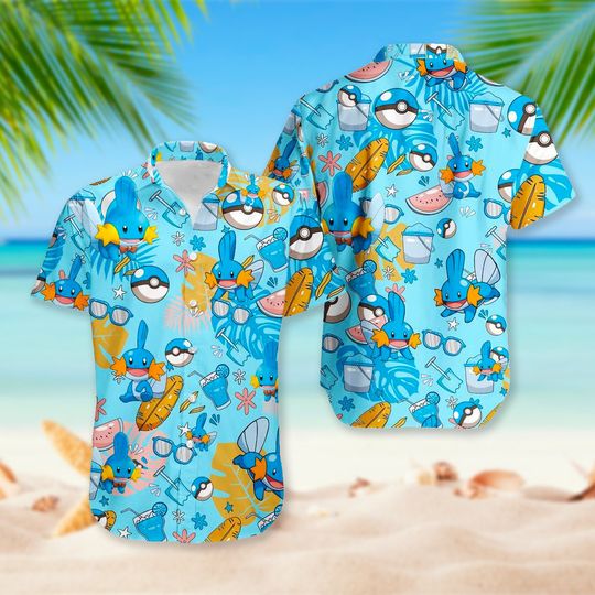 Discover Water Ball Hawaii Beach Shirt, Ball Button Up Shirt, Japanese Hawaiian Shirt Gift