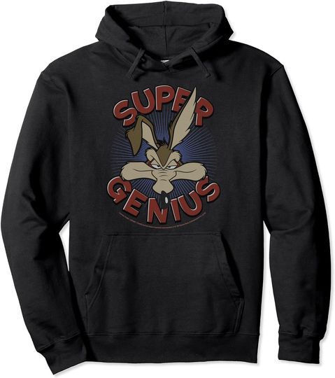Looney Tunes Wile E. Coyote Super Genius Pullover Hoodie