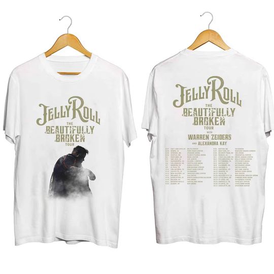 Jelly Roll The Beautifully Broken Tour 2024 Shirt, Jelly Roll Fan Shirt
