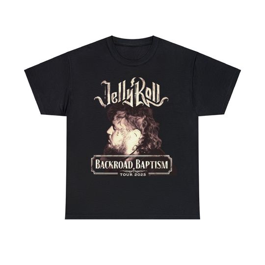 2024 Backyard Baptism Tour T-Shirt - Jelly Roll Concert Tee
