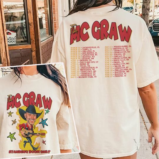 Tim McGraw 2024 Tour Standing Room Only Shirt, Tim McGraw Fan