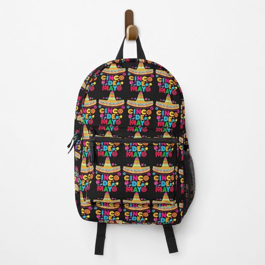 Cinco De Mayo Fiesta Surprise Camisa De Mayo Viva Mexico  Backpack