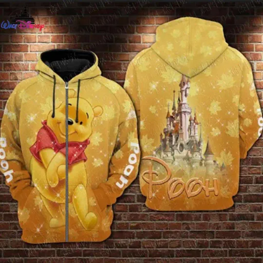 Disney Winnie the Pooh 3D Zip Hoodie
