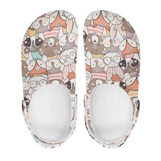 Animal Print Clogs