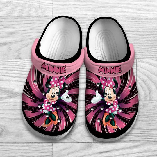 Minnie Mouse Clogs Shoes, Gift For Kids, Gift For Her