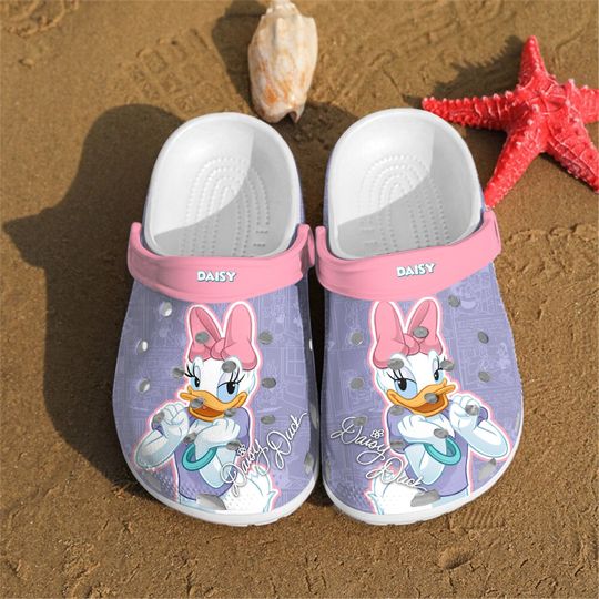Daisy Duck Clogs Shoes, Gift For Kids, Gift For Her