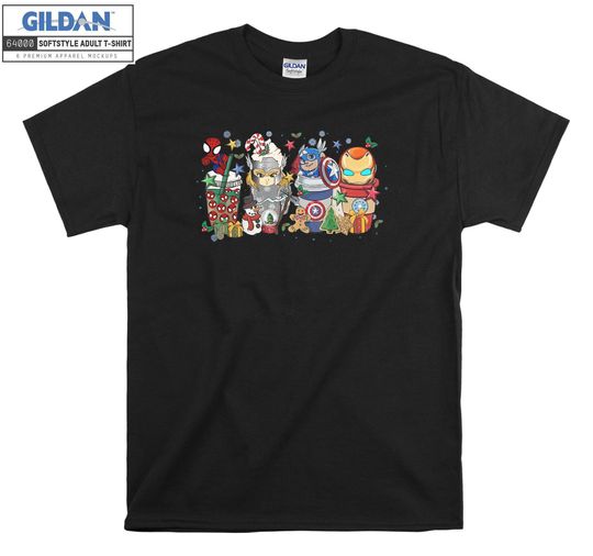 Marvel Avenger Christmas Superhero  T-shirt Hoodie