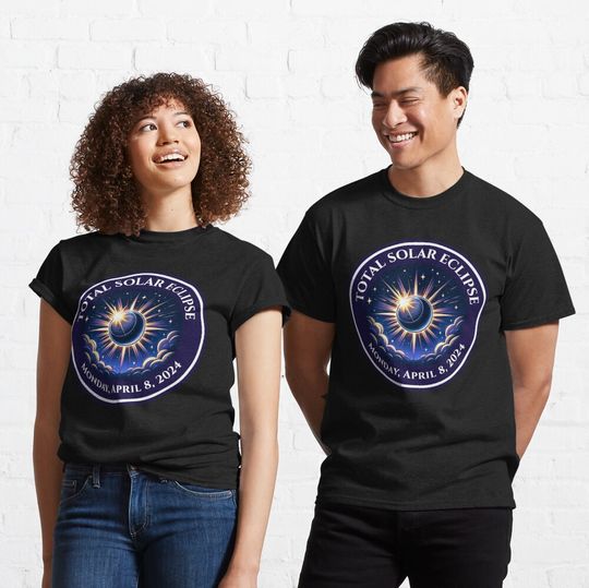 Gear Up for the Total Solar Eclipse 2024! Classic T-Shirt