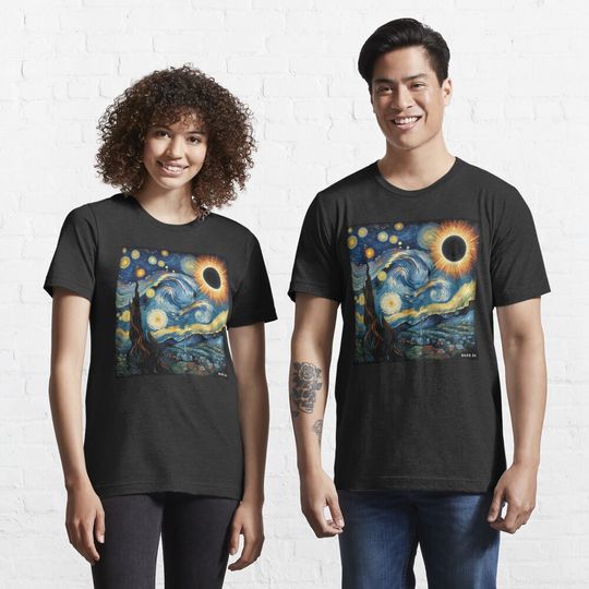 Vintage Total Solar Eclipse 2024 Essential T-Shirt