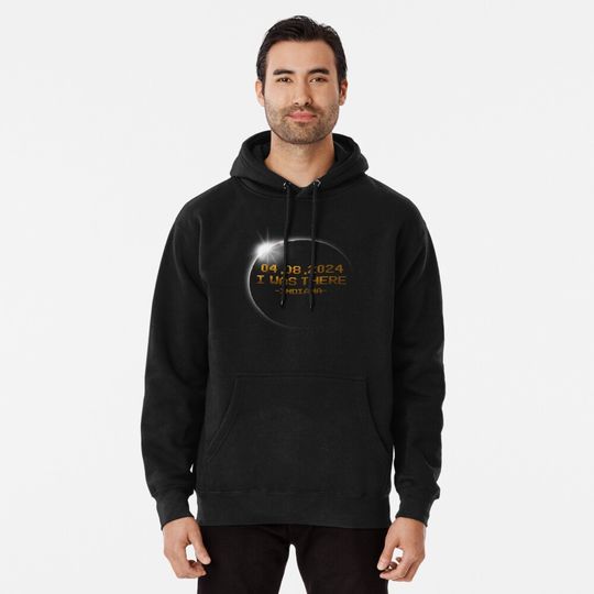 State of Indiana Total Solar Eclipse 2024 Hoodie