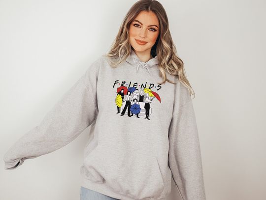 Friends Show Unisex Hoodie | Cast Of Friends Comfort Pullover