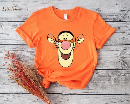 Discover Cute Tigger Face Shirt, Disney World Shirt, Disney Vacay Mode Shirt